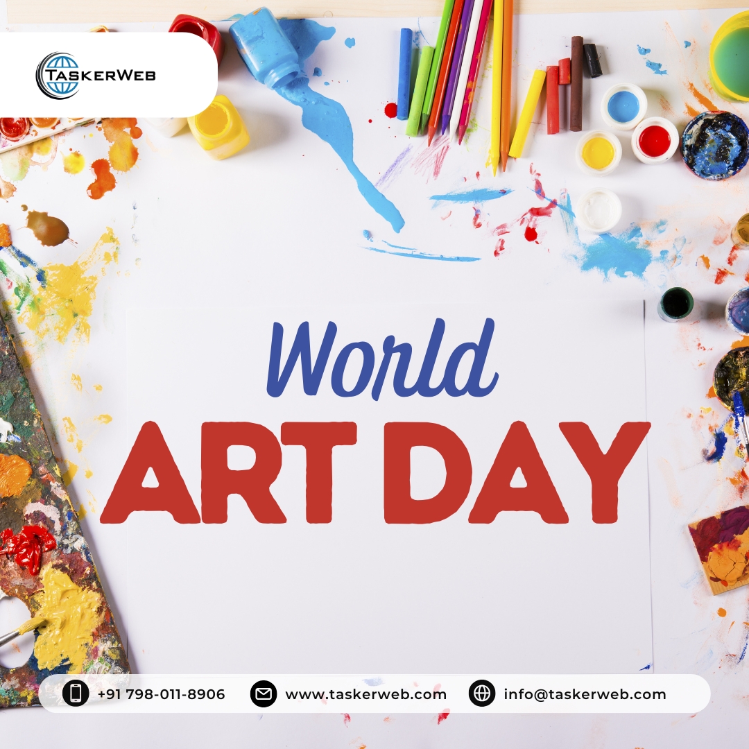 TaskerWeb_'s tweet image. Happy World Art Day! Today is the perfect excuse to pick up that brush, pen, or camera.
Share your masterpieces, visit a gallery, try a new art form, or simply appreciate the art that surrounds us.
#WorldArtDay #taskerweb