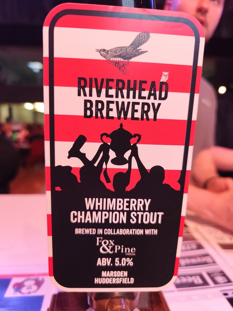 Oldham Beer Festival (@oldhambeerfest) on Twitter photo And the winner:
Whimberry Champion Stout, the collaboration in a wooden barrel from <a href="/RiverheadBrew/">Riverhead Brewing Co</a> and <a href="/FoxandP/">FoxandPine</a>. And the winner:
Whimberry Champion Stout, the collaboration in a wooden barrel from <a href="/RiverheadBrew/">Riverhead Brewing Co</a> and <a href="/FoxandP/">FoxandPine</a>.