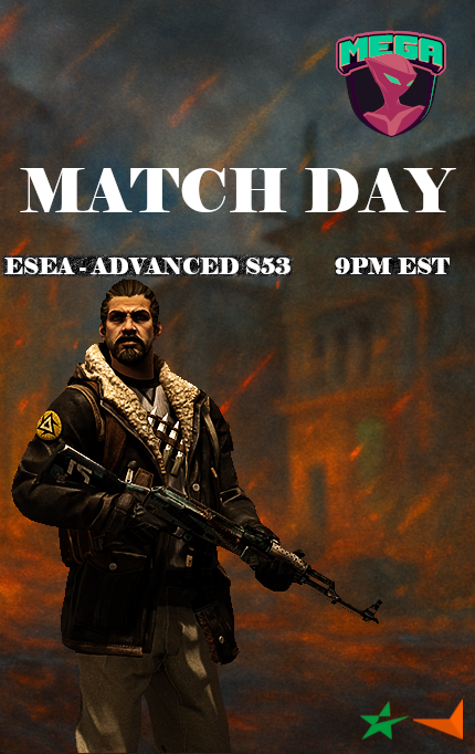 realmegaesports's tweet photo. MEGA vs @Zomblers Tonight 9PM EST! 
ESEA-Advanced S53
Will be casted here! : https://t.co/01lne9hlFi

Players: 
🇧🇷@fezeraof
🇺🇸@cobalt_cs
🇺🇸@SwillCS
🇺🇸str4fes
🇺🇸PurnrplPanda https://t.co/lSv7cyOi0K