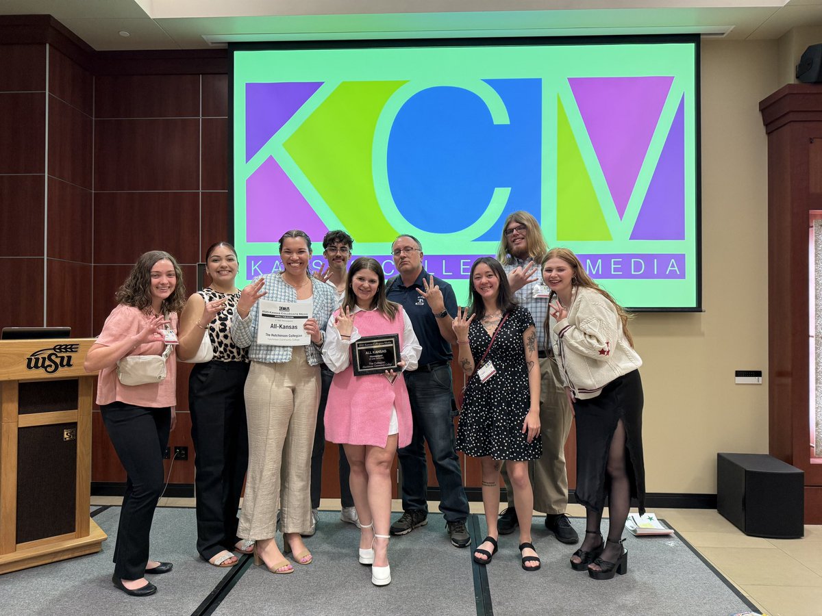 For the third straight year, the Collegian was named the top two-year college newspaper in Kansas! #Threepeat