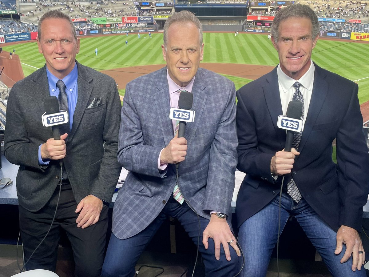 Michael Kay (@realmichaelkay) on Twitter photo Tonight’s crew on <a href="/YESNetwork/">YES Network</a> . And look who’s back. Shady’s back. <a href="/dcone36/">David Cone</a> ! Tonight’s crew on <a href="/YESNetwork/">YES Network</a> . And look who’s back. Shady’s back. <a href="/dcone36/">David Cone</a> !