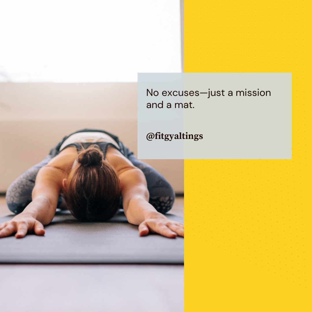 fitgyaltings's tweet photo. 🧘🏾♀️ No time for talk—just moves on a mission. Your mat, your rules. Where Culture Meets Fitness @fitgyaltings
#FitGyalTings #NoExcuses #MatWork #SpringIntoFitness #MotivationMonday #MotivationalQuotes #FitnessMotivation #Fitness https://t.co/SsMMBP9W0Z