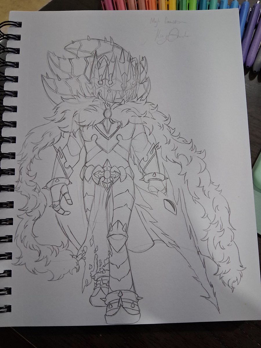 mintyborb's tweet photo. This is what happens when I get new markers while working on a comm for @mayli_draws
The sketch meant to be scanned gets lined and turned into a full shaded piece--
#ShadowTheHedgehog #TPOBA #PrinceofBlackArms https://t.co/obgI2zbqxy