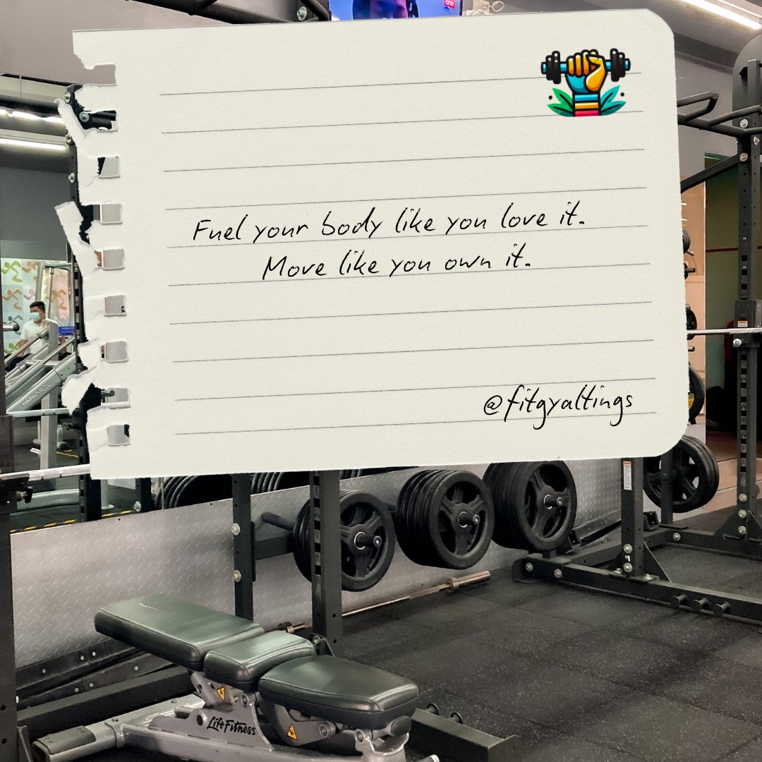 fitgyaltings's tweet photo. 🥗🍓 Eat well. Move fierce. Respect the vessel, elevate the lifestyle. Where Culture Meets Fitness @fitgyaltings
#FitGyalTings #FuelToThrive #MoveWithLove #SpringIntoFitness #Fitness #FitnessMotivation #MondayMotivation #MotivationalQuotes https://t.co/YiS4Y4UbZG