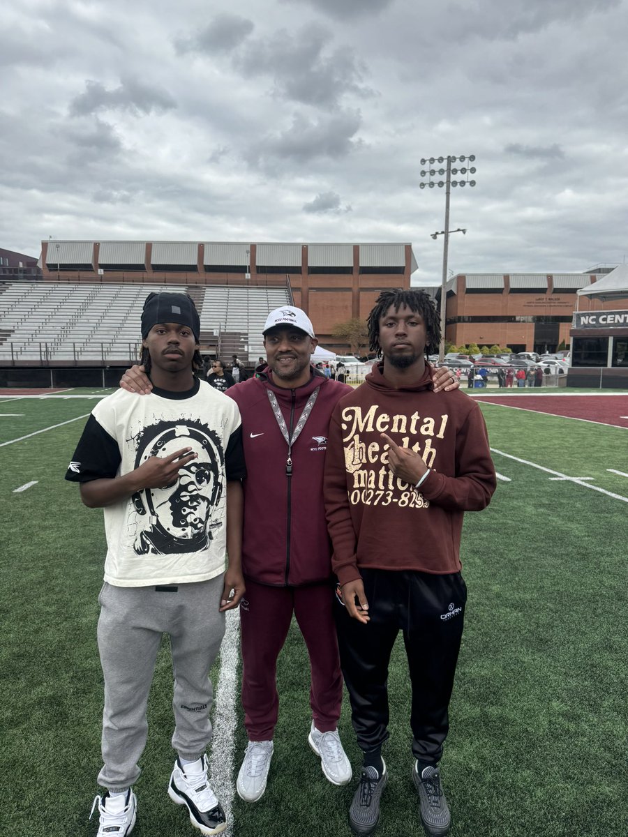 MjCann ‘26 (@marcusc881) on Twitter photo Had a great time <a href="/NCCU_Football/">NC CENTRAL FB | 🦅🏆🦅</a> thanks for having me <a href="/CoachDieudonne/">Coach Mac 🇭🇹</a> <a href="/CrosbyCoach/">Coach Corey Crosby, M.ED.</a> <a href="/CrosbyChanston/">Chanston Crosby ‘25</a> <a href="/CoachMarcus78/">Coach Marc</a> <a href="/CoachK_Charles/">Coach Kelly Charles</a> Had a great time <a href="/NCCU_Football/">NC CENTRAL FB | 🦅🏆🦅</a> thanks for having me <a href="/CoachDieudonne/">Coach Mac 🇭🇹</a> <a href="/CrosbyCoach/">Coach Corey Crosby, M.ED.</a> <a href="/CrosbyChanston/">Chanston Crosby ‘25</a> <a href="/CoachMarcus78/">Coach Marc</a> <a href="/CoachK_Charles/">Coach Kelly Charles</a>