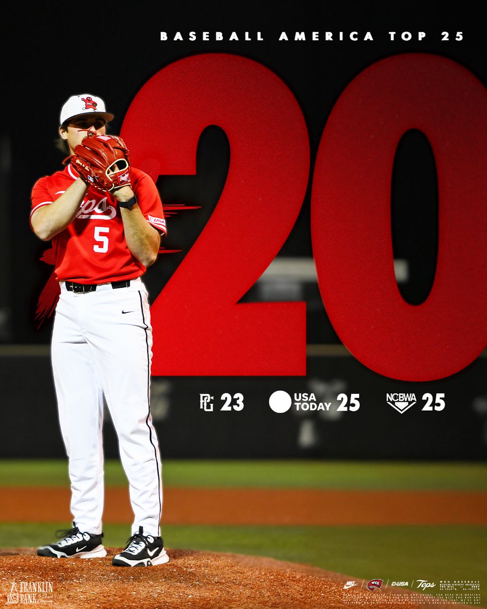 Tops in the Top 25 📈

2️⃣0️⃣ <a href="/BaseballAmerica/">Baseball America</a> 
2️⃣3️⃣ <a href="/PerfectGameUSA/">Perfect Game USA</a> 
2️⃣5️⃣ <a href="/usatodaysports/">USA TODAY Sports</a> 
2️⃣5️⃣ <a href="/NCBWA/">NCBWA</a> 

#GoTops | #Team106