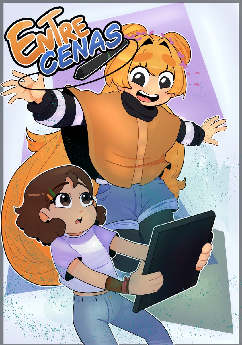 Eu falei na live de hoje, mas vou falar aqui também, essa é a capa OFICIAL da minha WEBCOMIC!! YEBAA

 Sim depois de ficar um tempo sumida, eu decidi finalmente colocar um pouco do meu sonho em prática contando uma história da lore da minha oc, estou muuuito feliz ^^