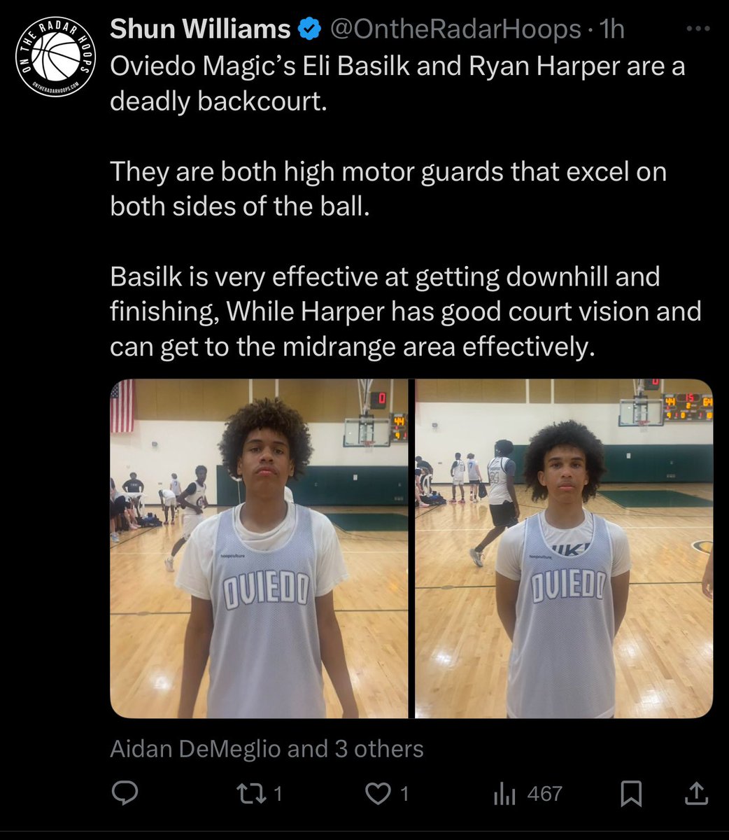 EliBasili1's tweet image. Another great weekend at the villages playing 15u and 17u, Looking forward to having a better weekend at OTR battle at the beach. But I averaged 17.2 PPG, 3 RPG, 5 APG, and 2 SPG. @Coachyoung81 @__leaderofmen__ @Morse_Tate @OntheRadarHoops