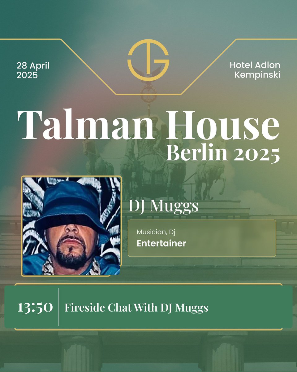 TALMAN HOUSE 🇩🇪BERLIN APRIL 28th  @internationalcbc