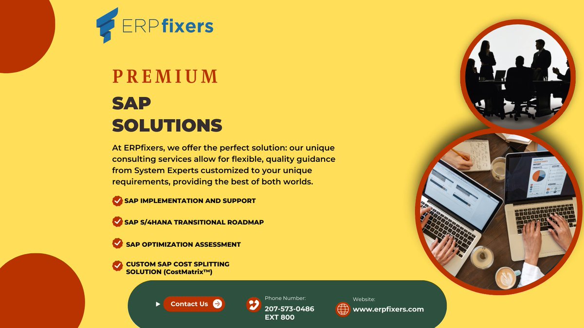 ERPfixers's tweet image. At ERPfixers, we work with a flexible model tailored to meet diverse needs and provide agile and effective solutions, ensuring seamless integration and maximum efficiency. 
Contact us by clicking on the link below! 👇
lnkd.in/dYwXs_px
#ERPfixers #PremiumSolutions #SAP