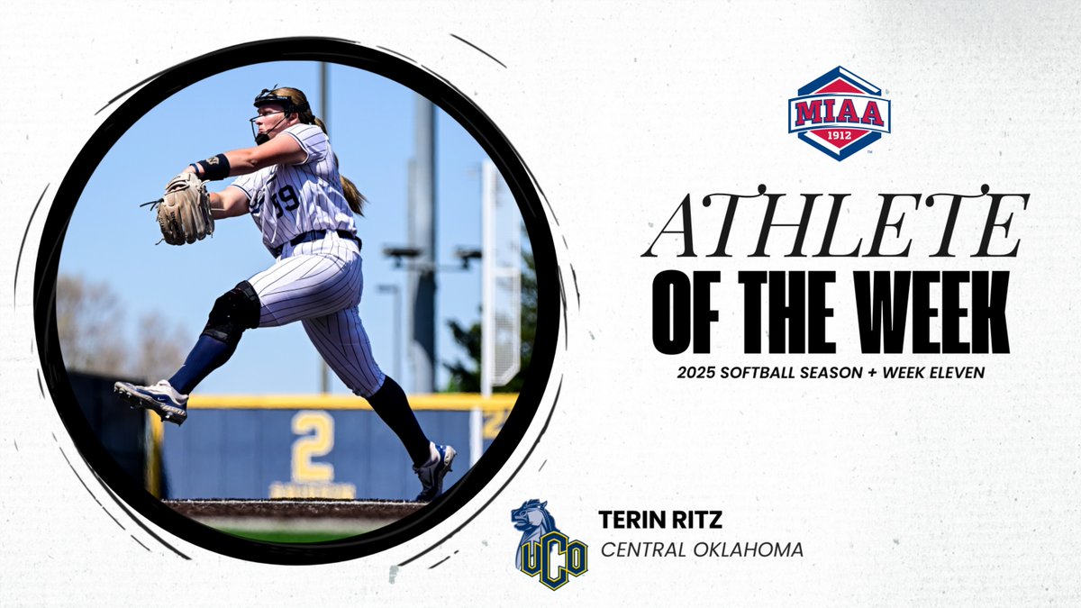 Terin Ritz was unstoppable from the circle and the plate as she recorded an ERA of 0.58 and slugging percentage of 2.000 to help No. 5 <a href="/UCOSoftball/">UCOSoftball</a> to a 4-0 record last week. 

She's our newest 𝙈𝙄𝘼𝘼 𝙃𝙄𝙏𝙏𝙀𝙍 𝘼𝙉𝘿 𝙋𝙄𝙏𝘾𝙃𝙀𝙍 𝙊𝙁 𝙏𝙃𝙀 𝙒𝙀𝙀𝙆 🔥⤵️

📰