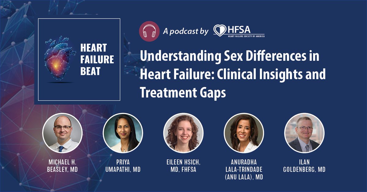 HFSA (@hfsa) on Twitter photo Are women with heart failure being underdiagnosed? <a href="/dranulala/">Anu Lala-Trindade</a> shares: ‘Women’s natriuretic peptide levels may lead to underdiagnoses, particularly in HFpEF.’ Dive into the latest HF Beat episode for actionable insights on sex-specific heart failure research.
🎧 Listen here: Are women with heart failure being underdiagnosed? <a href="/dranulala/">Anu Lala-Trindade</a> shares: ‘Women’s natriuretic peptide levels may lead to underdiagnoses, particularly in HFpEF.’ Dive into the latest HF Beat episode for actionable insights on sex-specific heart failure research.
🎧 Listen here: