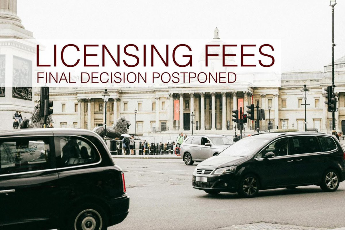 Ali Haydor (@thealihaydor) on Twitter photo TfL postpones decision on taxi and private hire licence fee rise until July amid current driver licence delays problem 
🚨⬇️ taxi-point.co.uk/post/tfl-postp… TfL postpones decision on taxi and private hire licence fee rise until July amid current driver licence delays problem 
🚨⬇️ taxi-point.co.uk/post/tfl-postp…