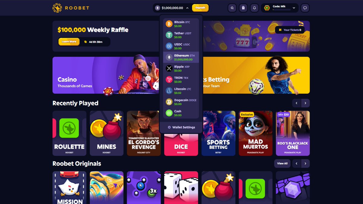 You just WON 🏆 $1,000,000

What's the first thing you're doing?

1 Random Comment will be tipped so add your <a href="/Roobet/">Roobet</a> usernames 👇