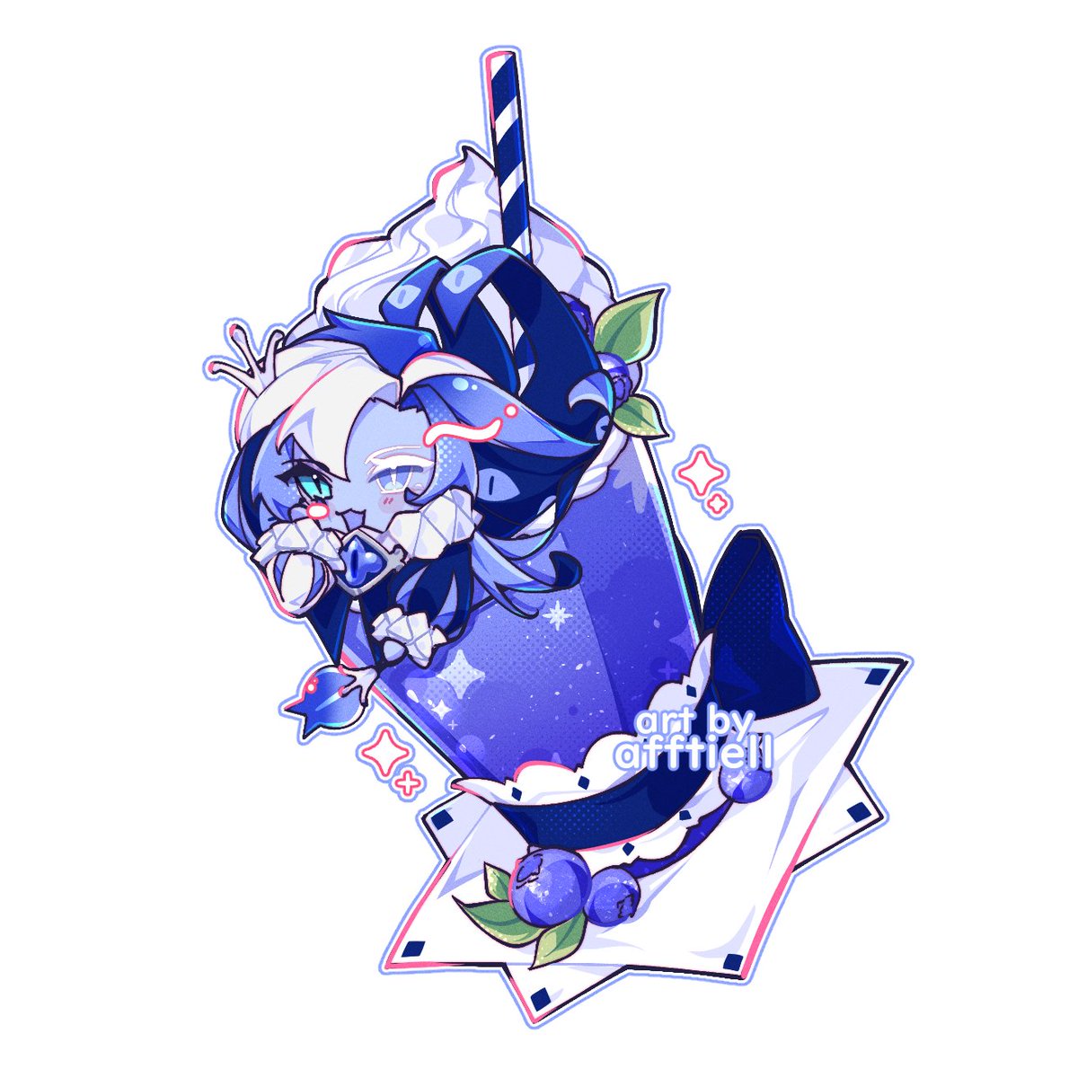 afftiell's tweet image. 🫐blueberry milkshake & vanilla ice cream 🍦
#shadowmilkcookie #purevanillacookie #cookierunkingdom