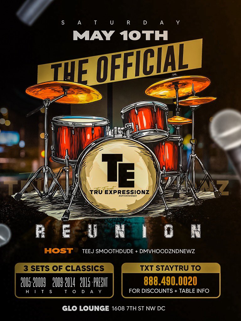 DUSTY_TE's tweet image. I’m just gonna sit this here 🎯 #TEReunion #TruExpressionz May 10th