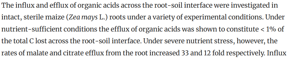 ChrisK_Banded's tweet photo. Influx and efflux of organic acids across the soil-root interface of Zea mays L. and its implications in rhizosphere C flow | Plant and Soil

https://t.co/CboXCoQfI9 https://t.co/x0HByAWrUR