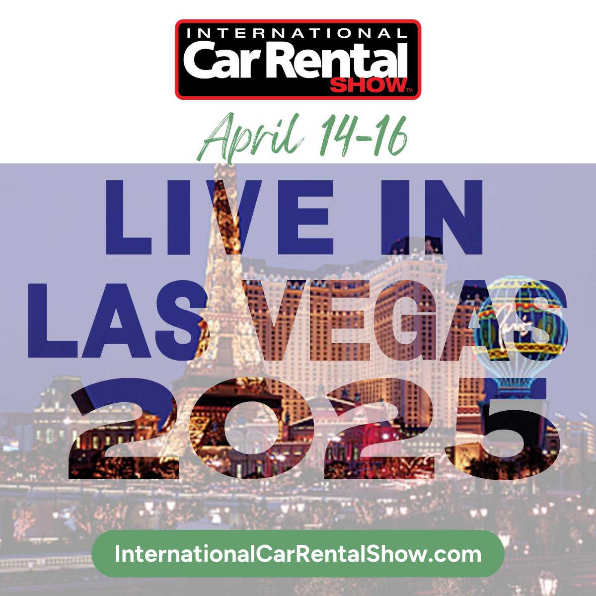 #ICRS2025 is live in Las Vegas, NV! 🎲
Check-in opens at 12:00 PM TODAY! Kicking off the 2025 International Car Rental Show with a Market Update with John Healy and Chris Brown at 3:00 PM. Let's go! loom.ly/jHhVEXU #lasvegas