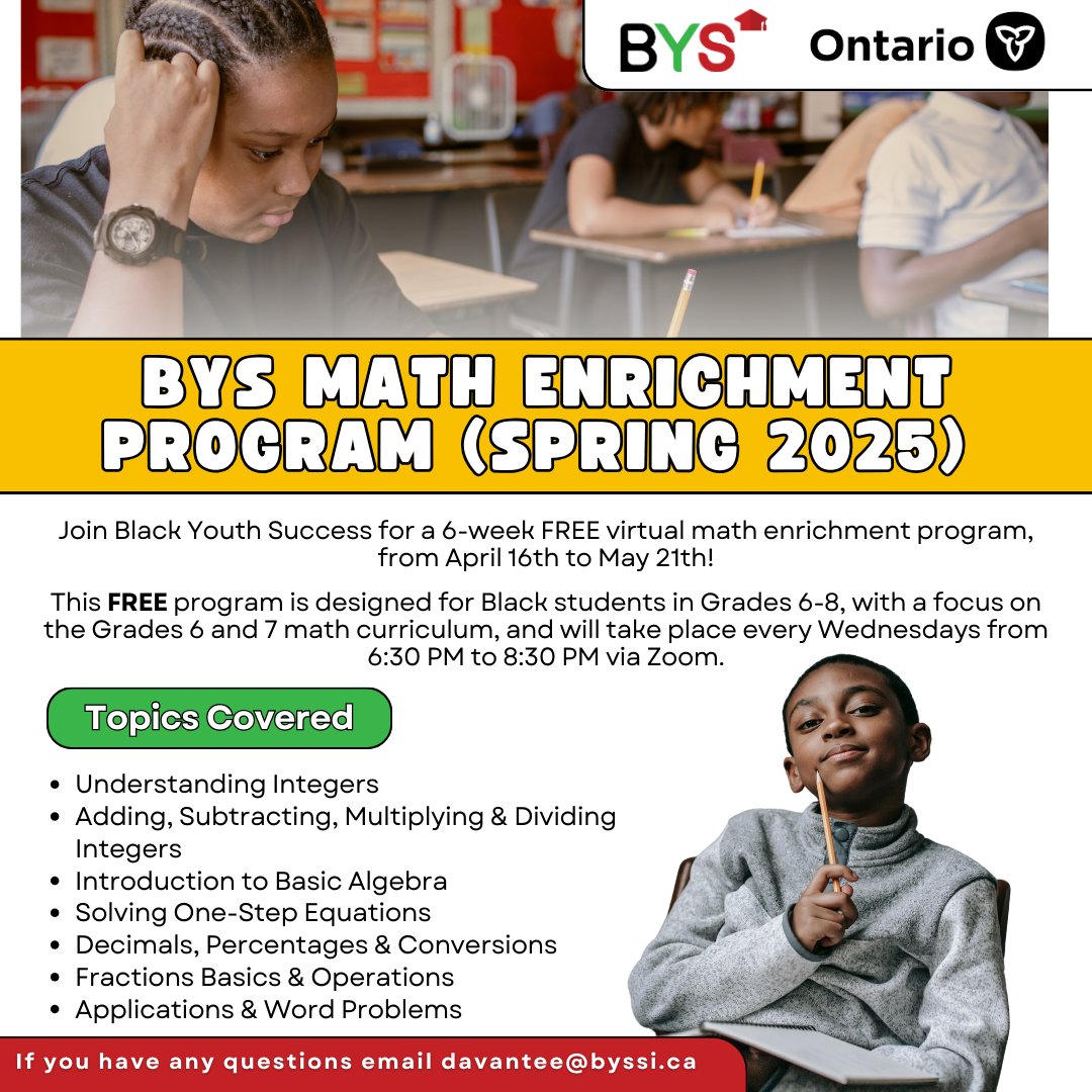 There's still space to register for our FREE Spring Math Enrichment Program.

⬇️Register Today⬇️
tinyurl.com/BYSSpringMathE…