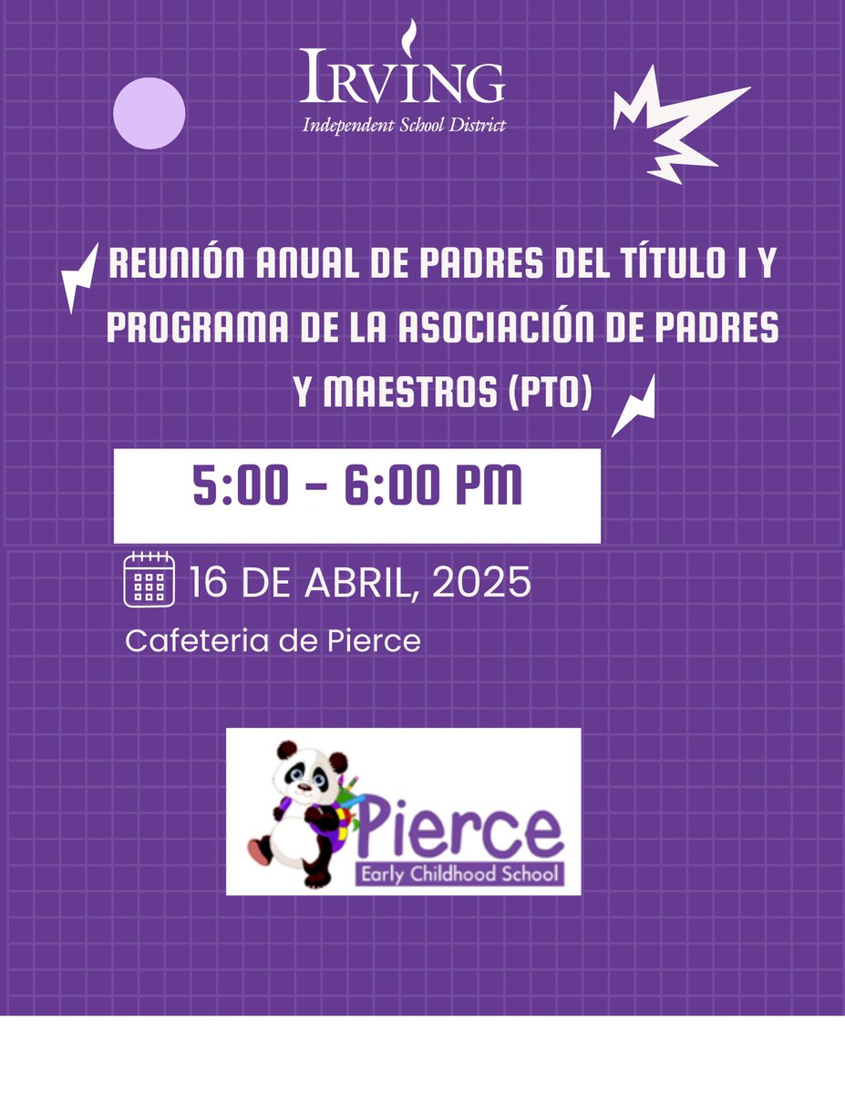 Please join us for the Title I Parent Meeting and PTO Program!
