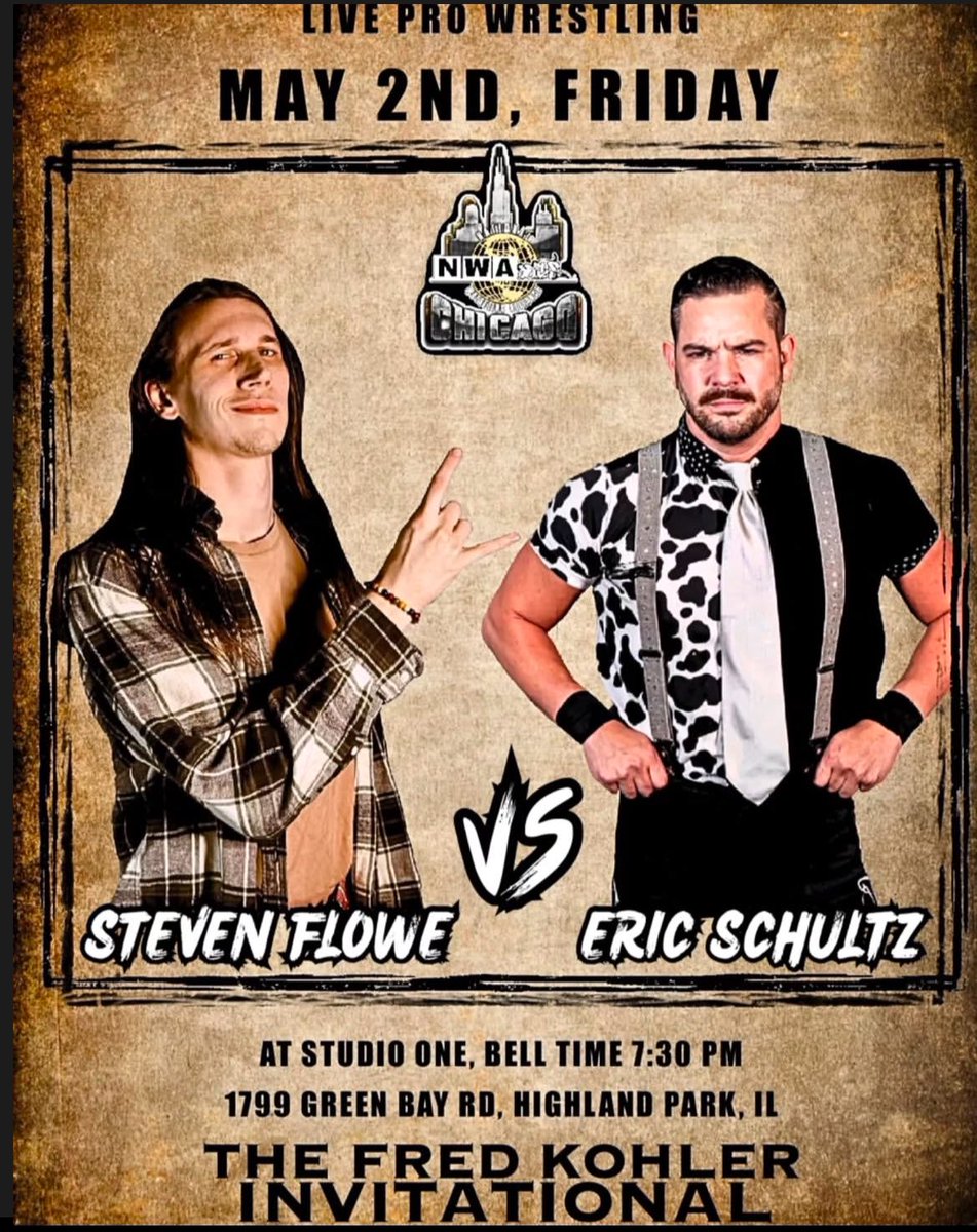 StevenFlowe100's tweet image. 🎸Rockstar vs Lawyer 💼
Steven Flowe is on his way to @NWAChicago in Highland Park IL May 2nd for The Fred Kohler Invitational 🤘🏻