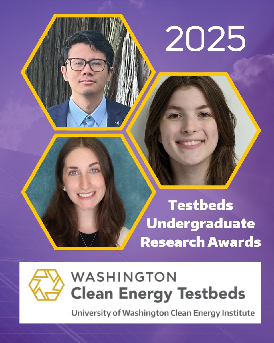 UW Chemical Engineering (@uwcheme) on Twitter photo Congratulations to ChemE students Dijia Bao, Andrea Guiley and Gabrielle Zaher for receiving this year’s Clean Energy Institute (<a href="/UW_CEI/">Clean Energy Institute</a>) Testbeds (<a href="/WCETestbeds/">Washington Clean Energy Testbeds</a>) Undergraduate Research Award. Congratulations to ChemE students Dijia Bao, Andrea Guiley and Gabrielle Zaher for receiving this year’s Clean Energy Institute (<a href="/UW_CEI/">Clean Energy Institute</a>) Testbeds (<a href="/WCETestbeds/">Washington Clean Energy Testbeds</a>) Undergraduate Research Award.
