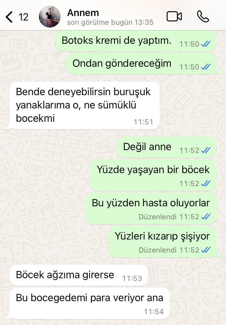 beneklisemender's tweet photo. Anneme roza hastalığındaki, demodex akarından bahsettim. Annem bu böceği sattığımı, insanların da böceği yüzlerine sürdüğünü sandı. Yaptığım kremin ne işe yaradığını anlatmam gerekiyordu. Bahsetmez olaydım. Sonra işler nasıl bambaşka bir hal aldı. Oynat bakalım 😅 #rozahastalığı https://t.co/IKOsLleBzX