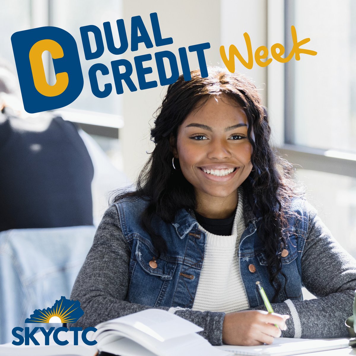 Happy Dual Credit Week!

With the support of our partner high schools, students are earning college credits, saving on tuition, and setting themselves up for success.👏 #DualCreditWeek
