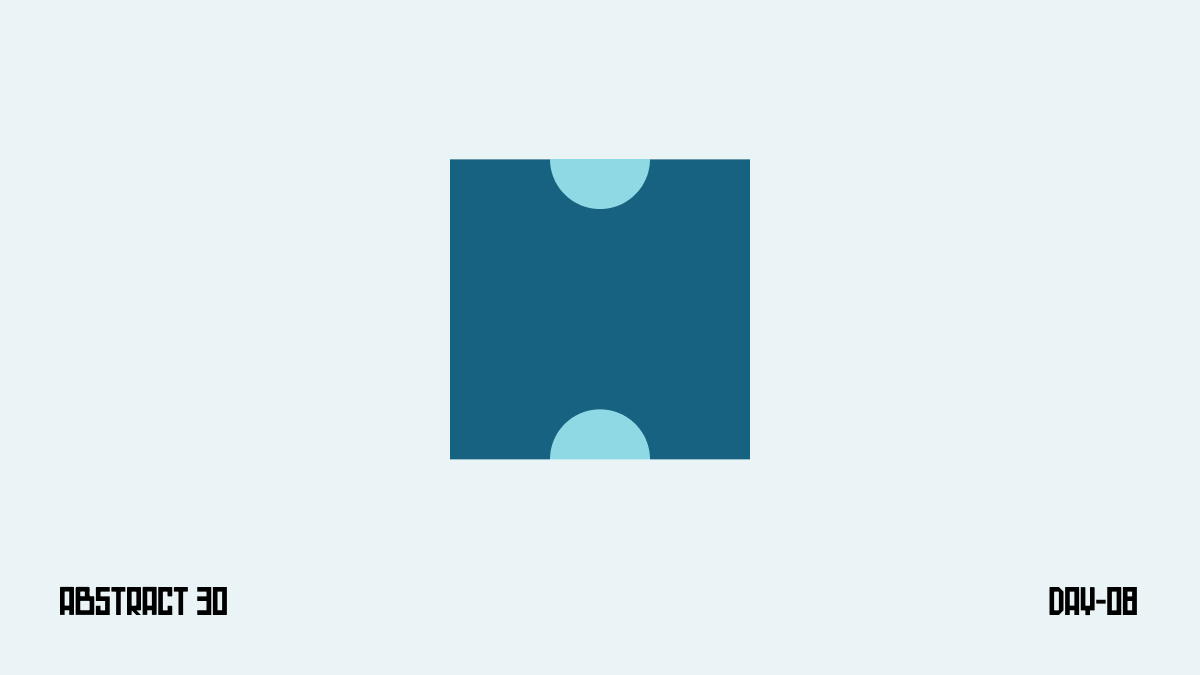 Designatiev's tweet image. Day 8 — H
Symmetry. Simplicity.
Another step in the blue rhythm.

#Abstract30 #typography #minimaldesign #geometricvibes