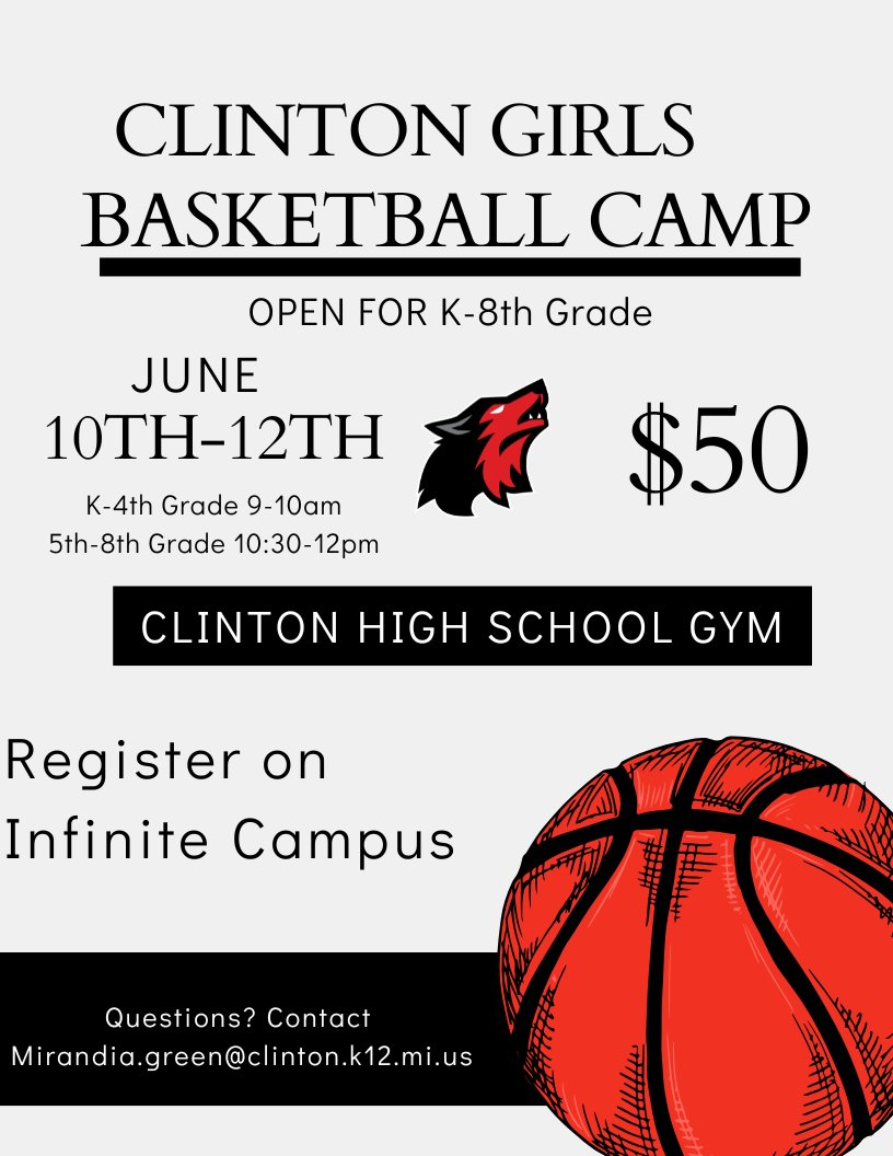 K-8TH Grade Summer camp- T-Shirt included!