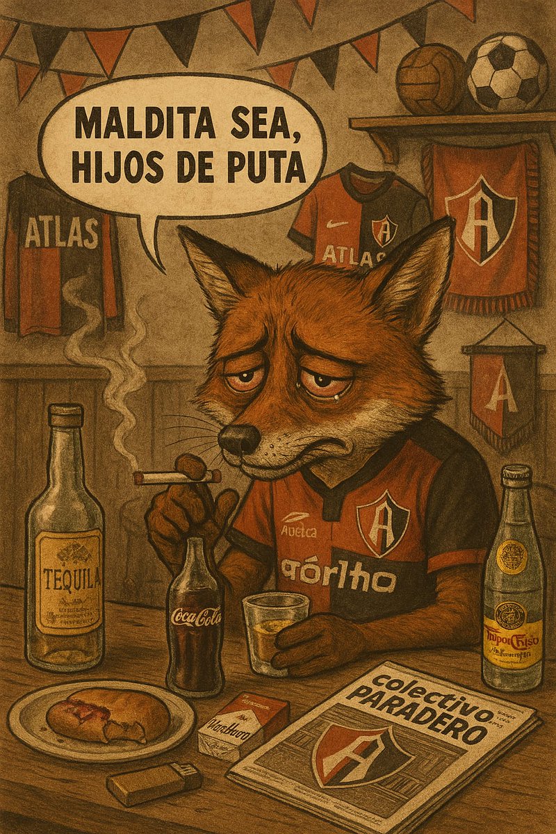 atlas_m_b_a's tweet photo. Eliminados del torneo, acuchillados por el arbitraje nuevamente y toca cerrar el torneo contra un par de equipos de mierda. 
 
Y vamos Atlas 🔴⚫ 😞 https://t.co/rpsbsbqMYY