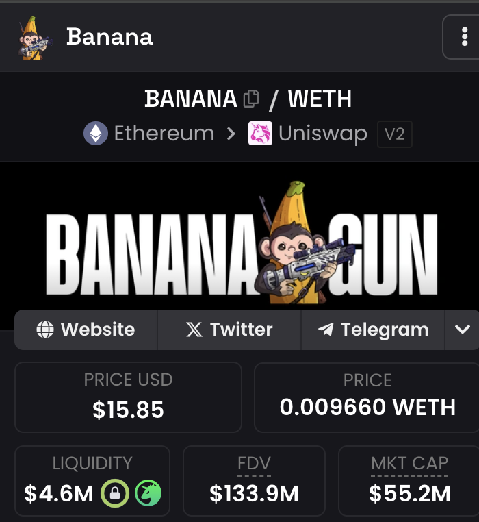 young_Cryptoo's tweet photo. You don’t appreciate BANANA dip enough.

When price was 3-5x higher, I was praying for a dip like this.

Now read this out laud:

“Less than $16 for something that will once trade at $500-$1000”

Let that sink In
@bananagun 🍌 https://t.co/uG4BkkQs8Z
