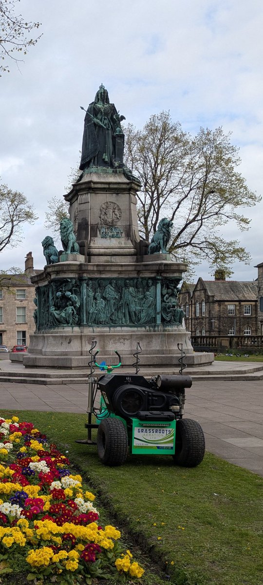 AerationLtd's tweet photo. Something a little different today. Assisting the guys at Lancaster City Council with their spring lawn renovations. Considering the whole area is covered by an ice rink throughout the winter months, some air2g2 treatment was much needed 💨 https://t.co/Z8mdgTuH0E