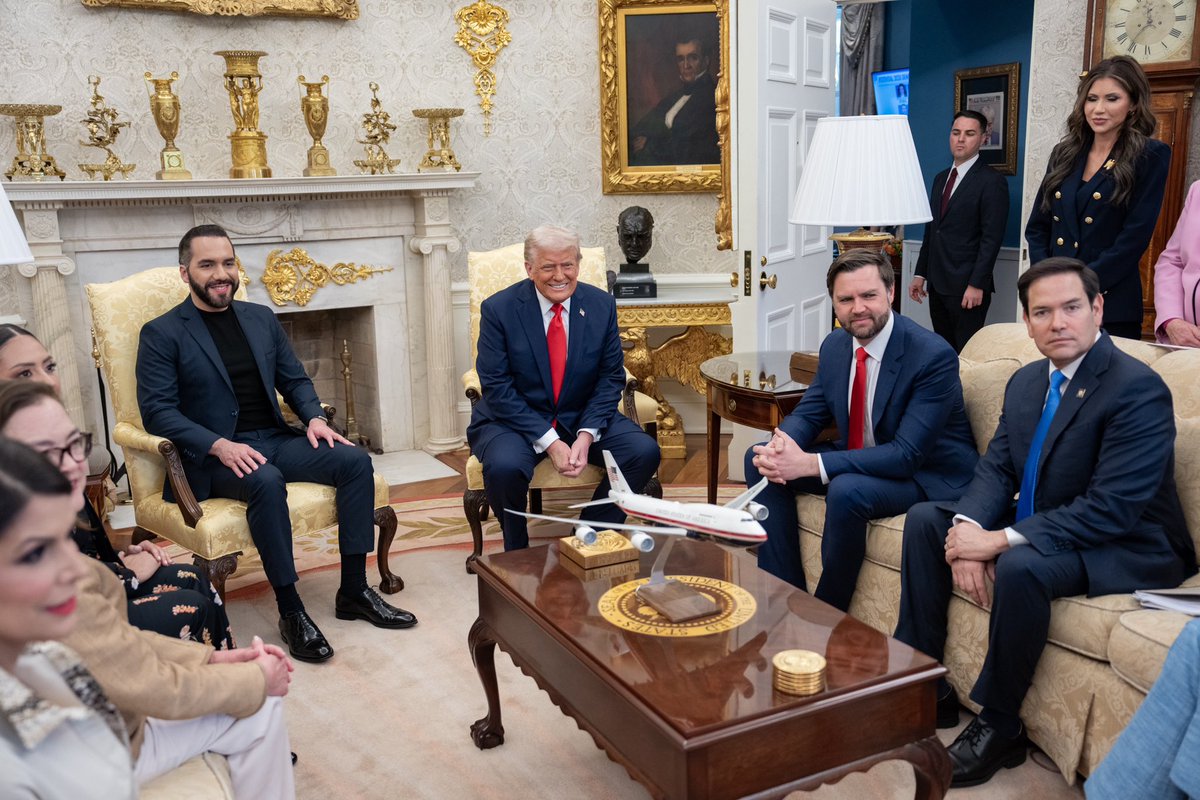 President Trump and I had a very productive meeting with President Nayib Bukele of El Salvador today. The United States looks forward to continuing our relationship.