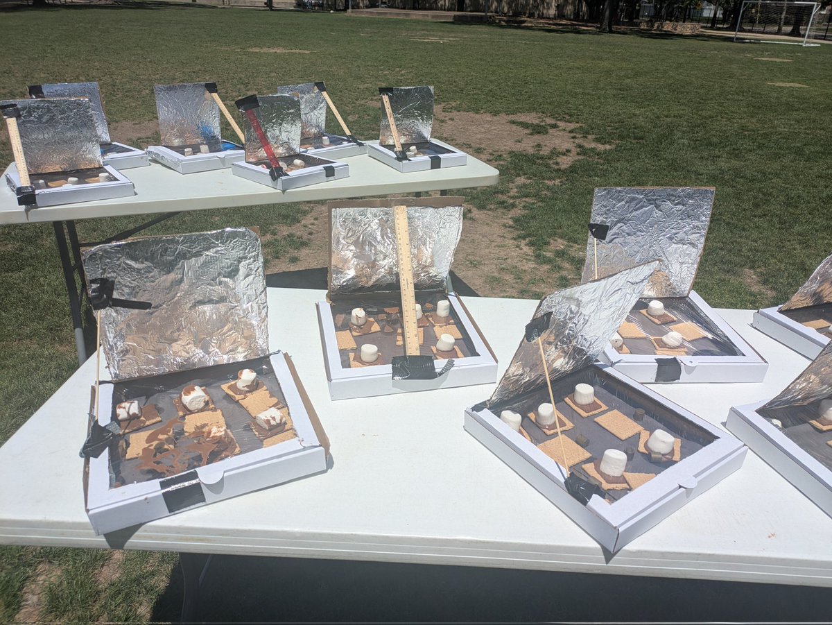 Science in action, even on the day before STAAR! 3rd graders explored thermal energy using a solar oven!