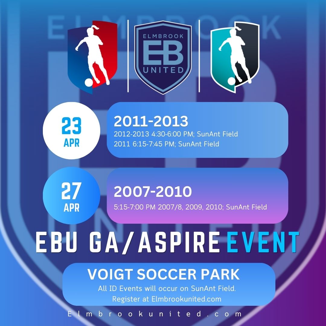 Excited to announce EBU's GA/Aspire ID Event (April 23 and 27th). Register at Elmbrookunited.com or forms.gle/forE55aGuwUkp4…