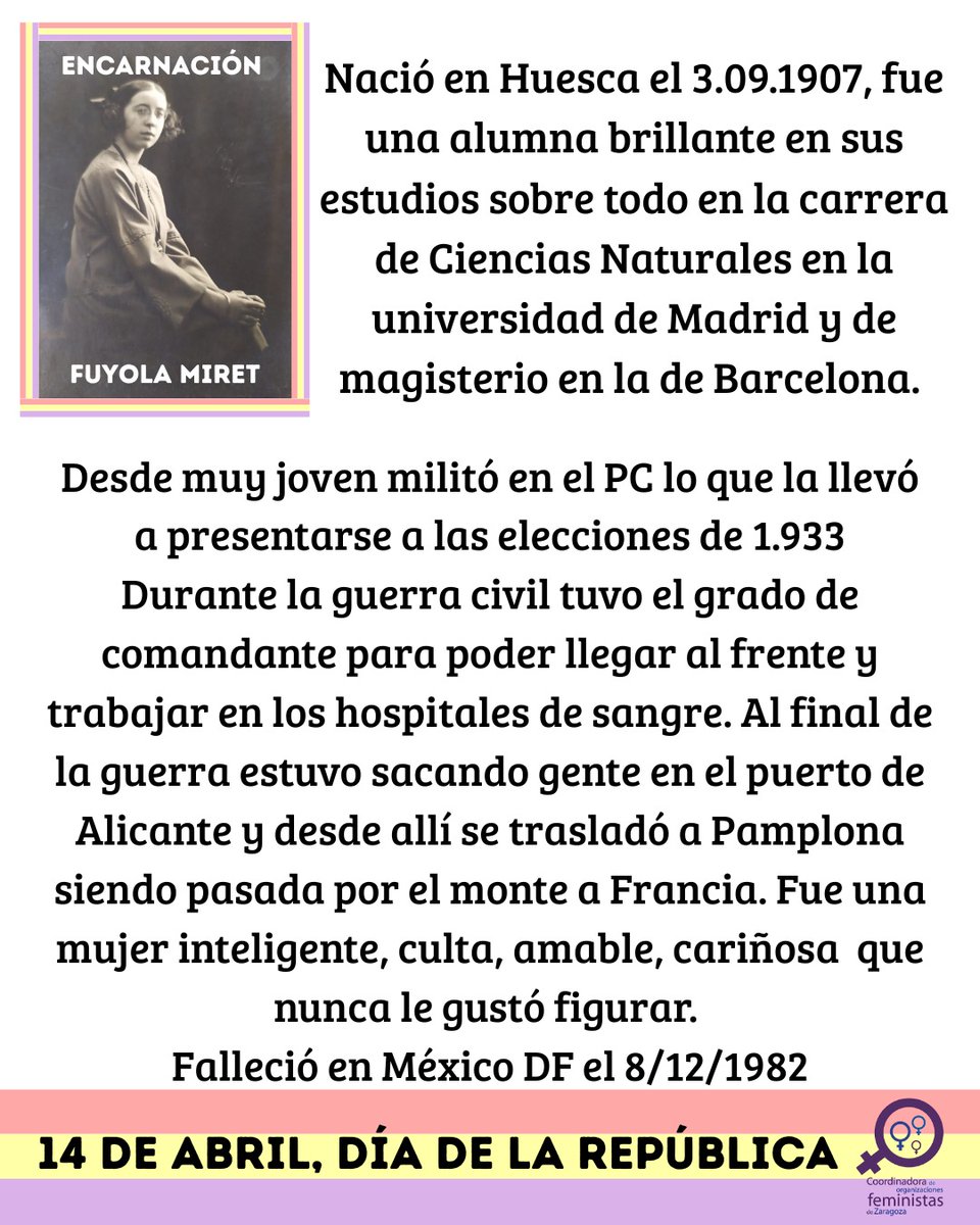 Coordinadora de organizaciones Feministas Zgz tweet media