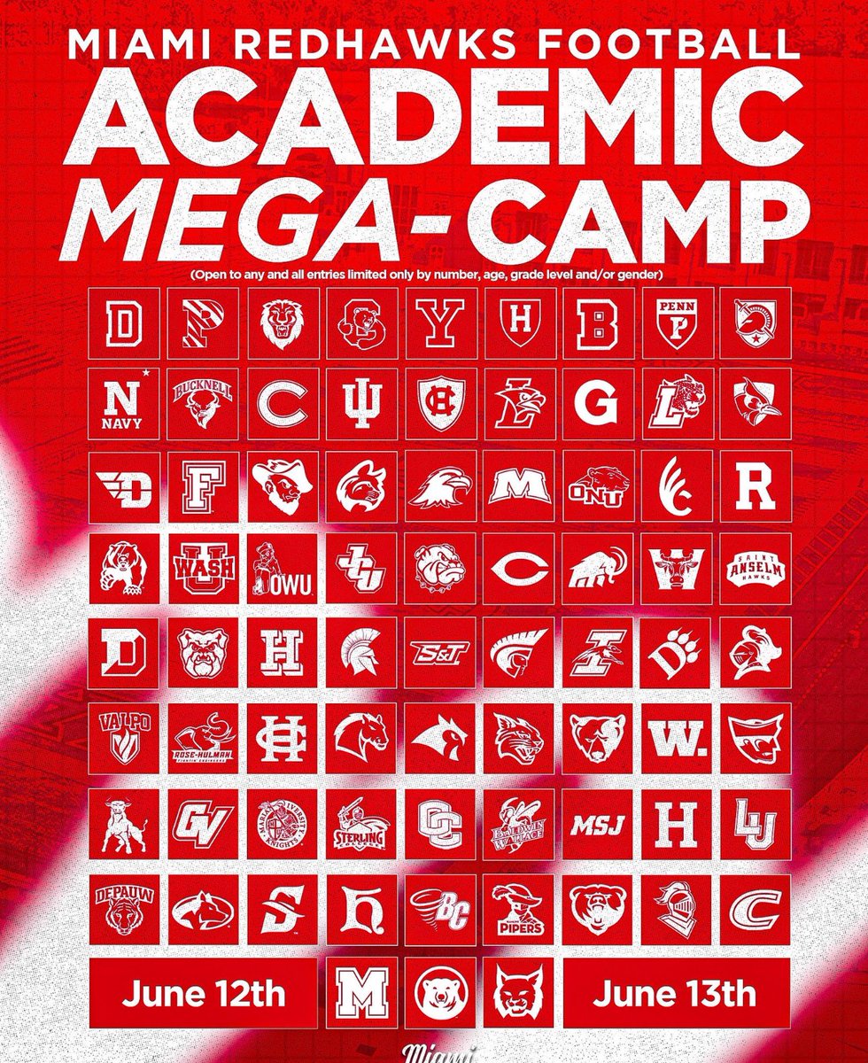 Kobe Polk 2️⃣0️⃣2️⃣7️⃣ (@kobepolk112) on Twitter photo So thankful and blessed to get a mega camp invitation from <a href="/CoachBrechin/">Bill Brechin</a>!! Can’t wait to show what I am capable of.
<a href="/MiamiOHFootball/">Miami Football</a> So thankful and blessed to get a mega camp invitation from <a href="/CoachBrechin/">Bill Brechin</a>!! Can’t wait to show what I am capable of.
<a href="/MiamiOHFootball/">Miami Football</a>