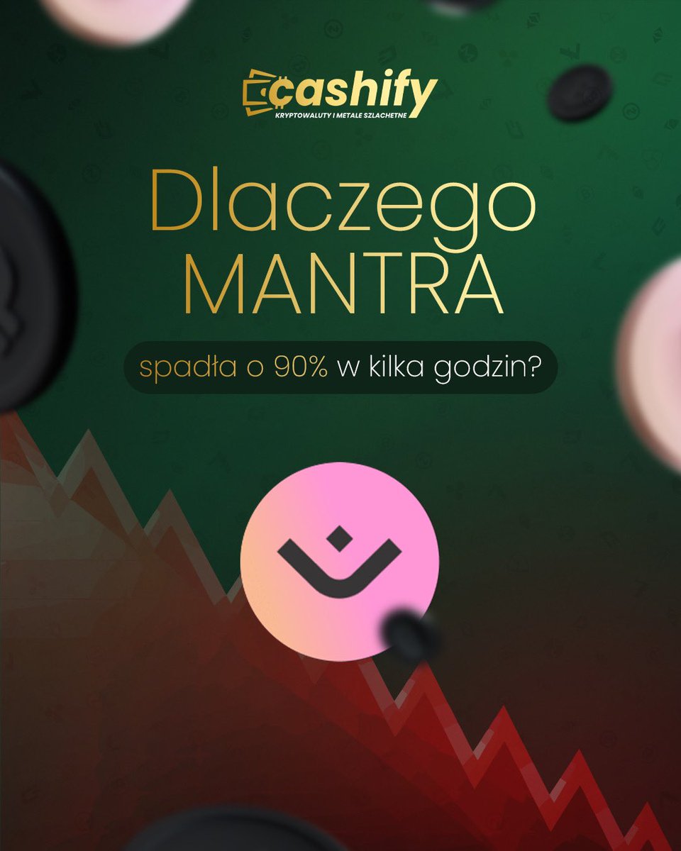 Wczoraj jak je*ło, to nie było co zbierać! 😳

📉 Cena tokena Mantra (OM) w ciągu kilku godzin spadła z 6,30 USD do 0,40 USD. Dlaczego tak się stało? 🫨

Przyczyn jest kilka, ale głównie są to nieoficjalne podejrzenia 🧐

Zespół MANTRA posiada rzekomo 90% całkowitej podaży
