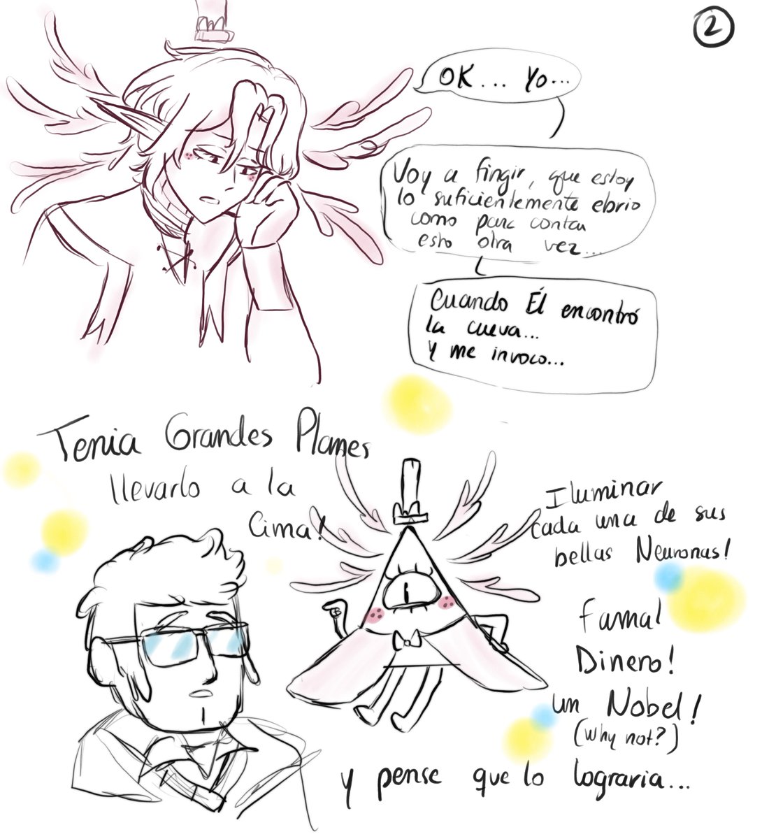 Me eh rendido con mi vida, en fin 

#BerryBillCipher #GravityfallsAu #GravityFalls