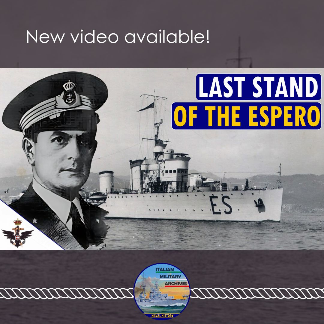 Italian Military Archives (@itm_archives) on Twitter photo Here's a brand new video where I tell the story of the battle of the Espero convoy, June 1940. One of the first engagements between italian and british warships
๐youtu.be/Q052z3h0UfY?siโฆ
<a href="/AC_NavalHistory/">Dr Alexander Clarke</a> <a href="/Drachinifel/">Drachinifel</a> <a href="/CiarliniKoerner/">Ammiraglio Nerd</a> Here's a brand new video where I tell the story of the battle of the Espero convoy, June 1940. One of the first engagements between italian and british warships
๐youtu.be/Q052z3h0UfY?siโฆ
<a href="/AC_NavalHistory/">Dr Alexander Clarke</a> <a href="/Drachinifel/">Drachinifel</a> <a href="/CiarliniKoerner/">Ammiraglio Nerd</a>