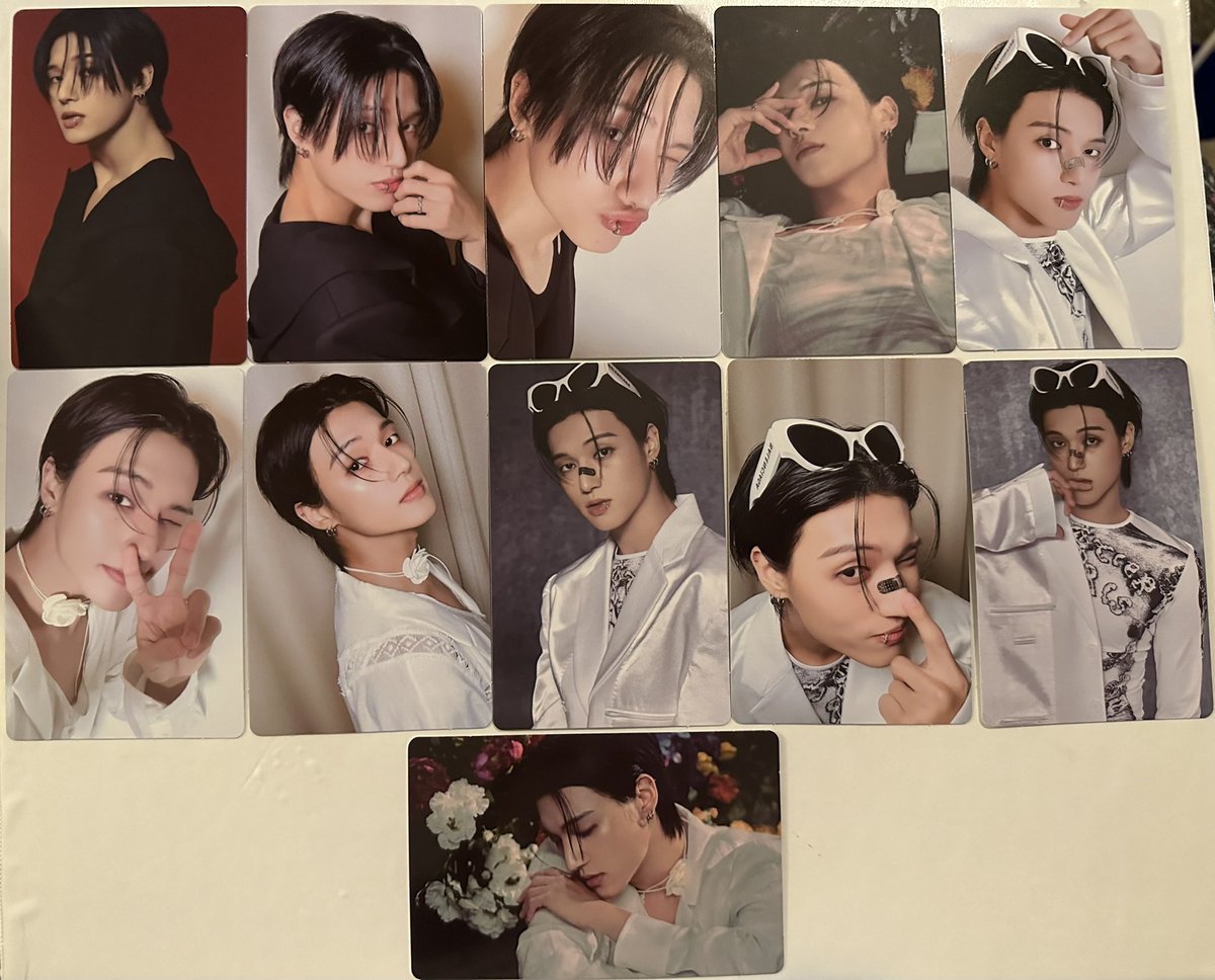 juicyjongho's tweet photo. ( USA/WW ) WTS ATEEZ GH PT.2 ALBUM PHOTOCARDS 

☆ $2 ea + shipping 
☆ please send me a dm with the pcs you want circled! 
☆ paypal f&amp;f only 
☆ multiple of each available 

~ shipping 
☆ usa $1 stamped / ww $2 stamped 
☆ tracked only for usa - starts at $5 https://t.co/RhBz0PZp1g