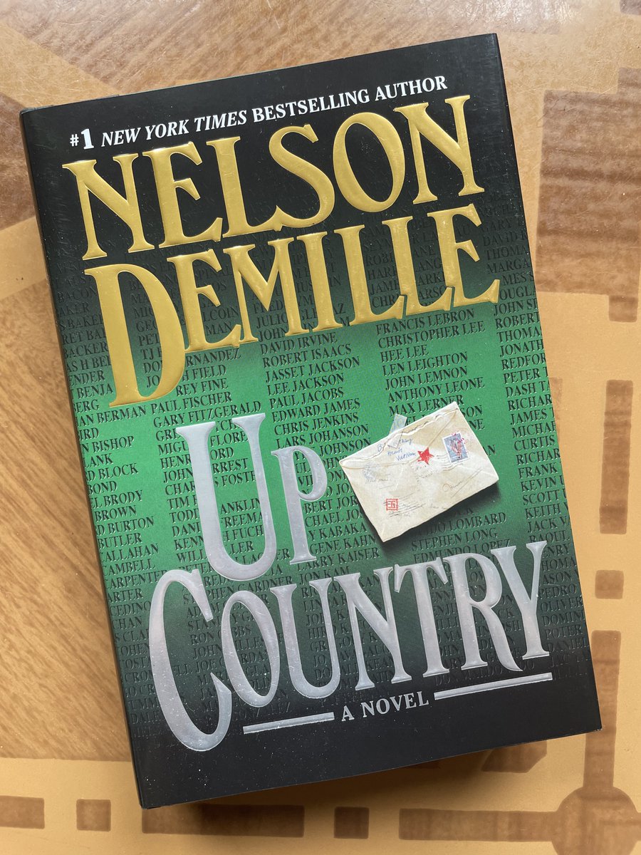 alexdemille's tweet image. 💥WEEKLY GIVEAWAY💥First edition hardcover of UP COUNTRY Perhaps my father's most personal book, he wrote it after revisiting Vietnam in 1997
TO ENTER DRAWING
FOLLOW @alexdemille 
LIKE this post
COMMENT on post
NEW GIVEAWAYS every week until publication of THE TIN MEN this Fall