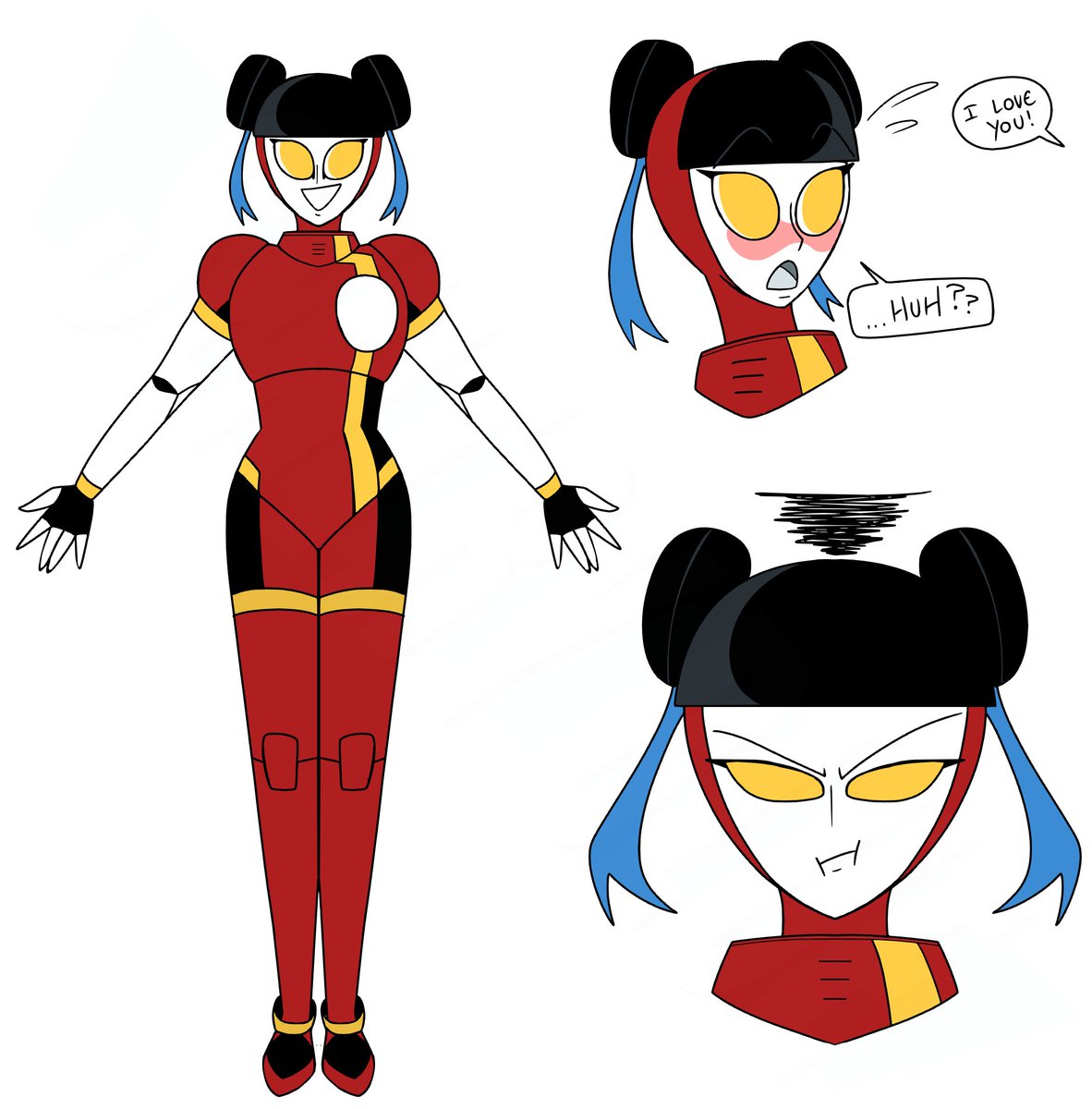 Been watching Choujuu Sentai Liveman #supersentai #tokusatsu #fanart #robotgirl