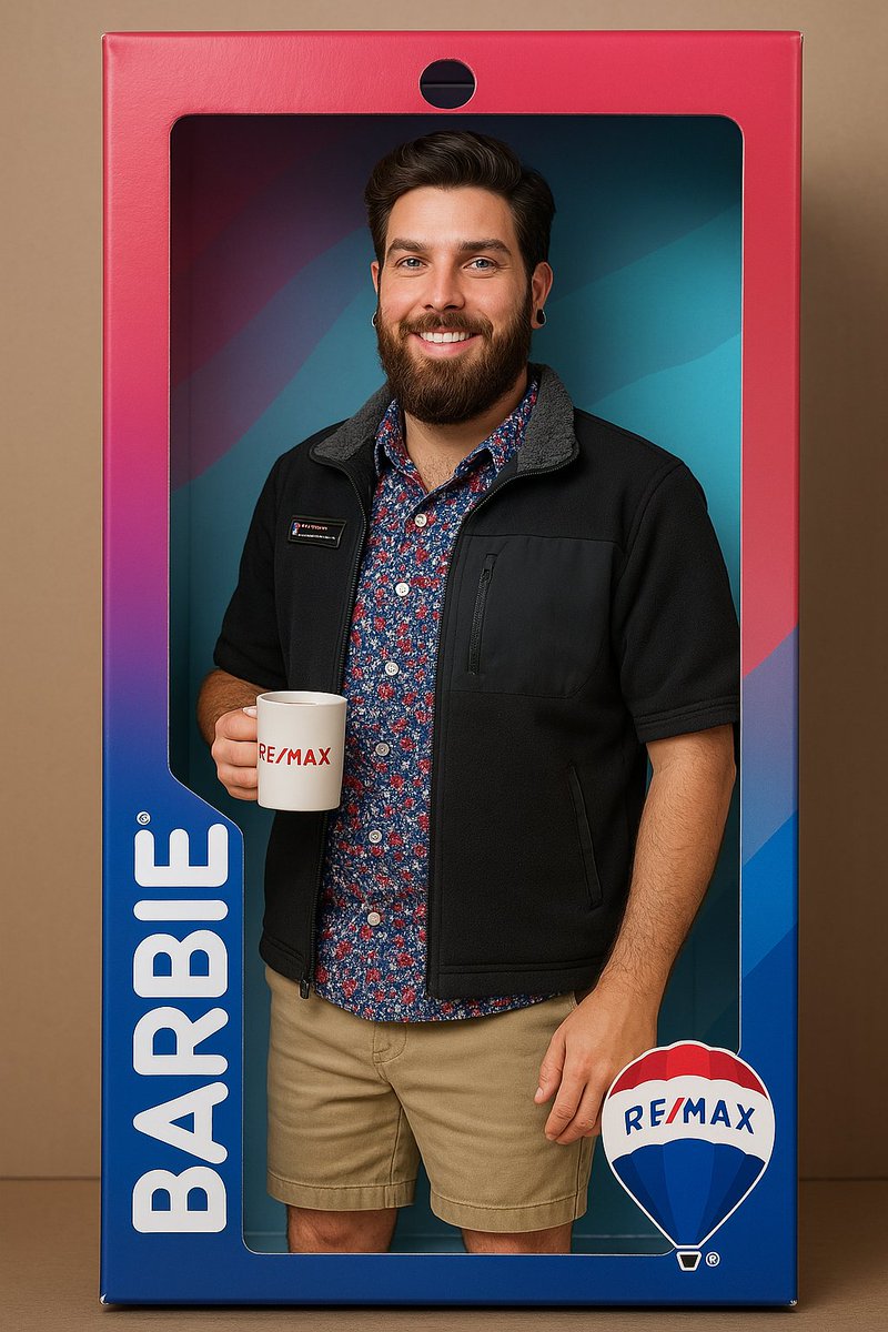 acttoo13's tweet photo. Welp, Madison was bound and determined to throw some pics of me in this trend. Will fix your house and then sell it. #remax #Realtor #homes #AI https://t.co/Q50pcTk4c8