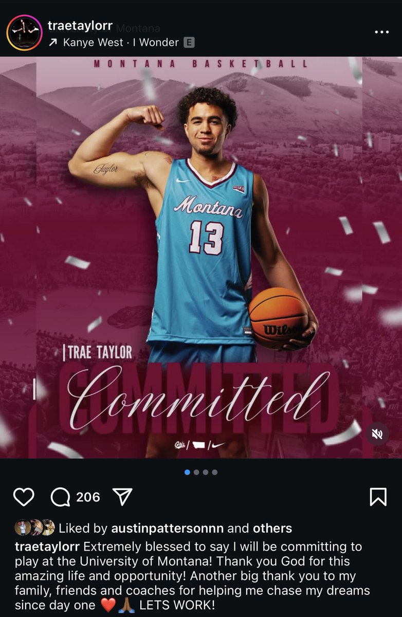 #GrizHoops adds their third transfer this offseason, this time in 6-9 forward Trae Taylor from Chico State. 

Spent three years at D2 Chico and started in 30 games this past season. Averaged 13.1 points and 6.3 rebounds per game.