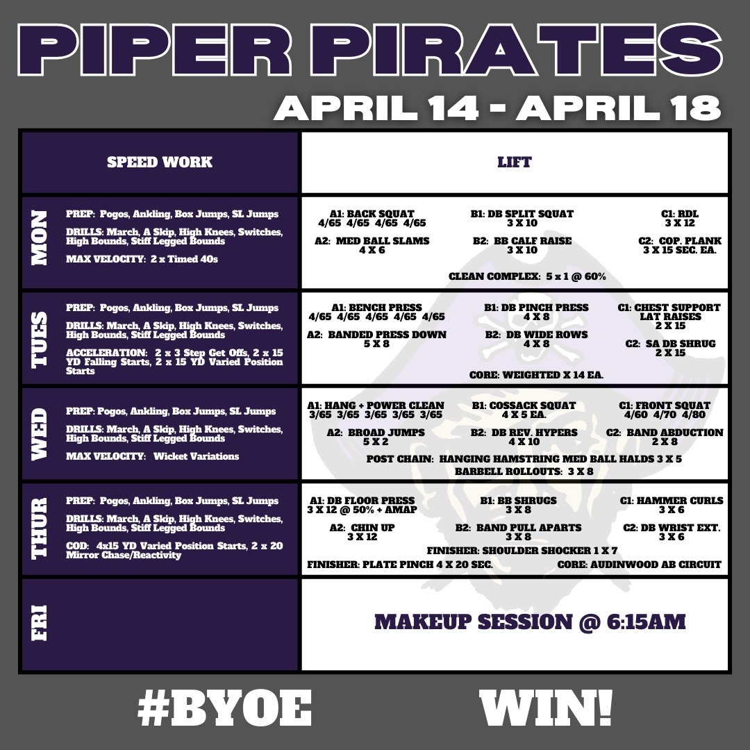 It's always a great week to be a Piper Pirate!!!  <a href="/PiratesPiperFB/">Piper Pirates Football</a>
