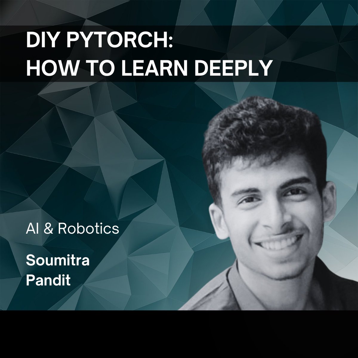 Optimized AI Conference (@southerndsc) on Twitter photo We're excited to have Soumitra Pandit speaking tomorrow during Day 2 of Optimized AI Conference🥳
Check out Soumitra's talk tomorrow on Building Your Own PyTorch from 11:25AM - 11:45AM in Ballroom A.
#OAIC #OAICON #OAI #Pytorch
<a href="/MarkMoyou/">Mark Moyou</a> We're excited to have Soumitra Pandit speaking tomorrow during Day 2 of Optimized AI Conference🥳
Check out Soumitra's talk tomorrow on Building Your Own PyTorch from 11:25AM - 11:45AM in Ballroom A.
#OAIC #OAICON #OAI #Pytorch
<a href="/MarkMoyou/">Mark Moyou</a>