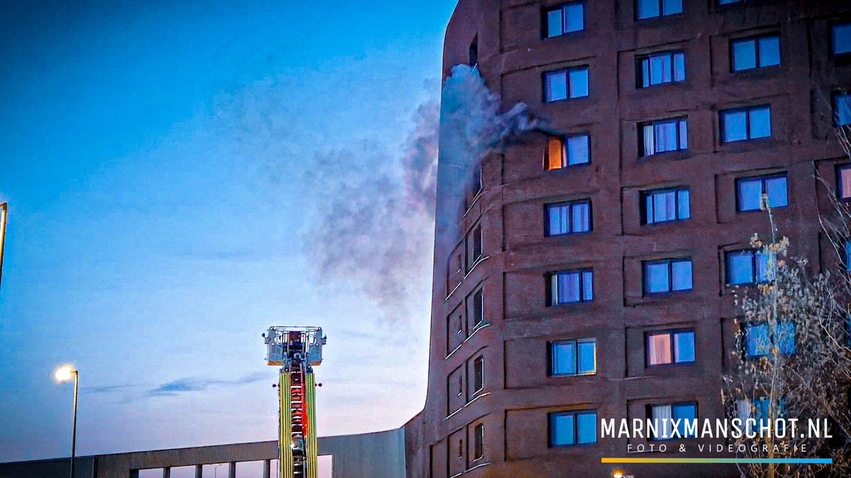 Brand in hotelkamer Bastion Hotel Amersfoort