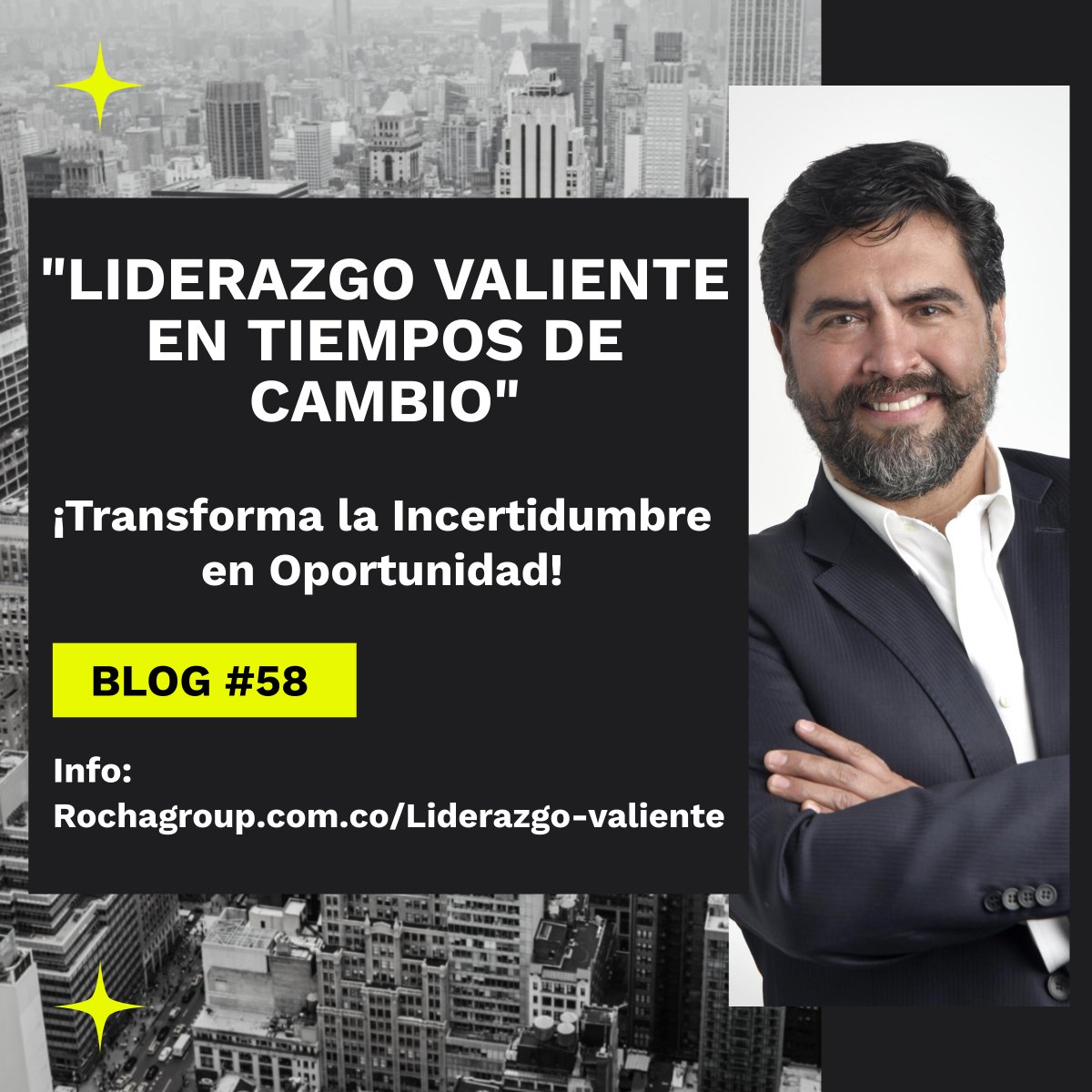 Borisroche's tweet image. Liderazgo Valiente en Tiempos de Cambio: Transforma la Incertidumbre en Oportunidad 💫 

En un mundo donde la volatilidad y la incertidumbre son la norma, el #liderazgo valiente se convierte en una necesidad imperativa.  

Info: rochagroup.com.co